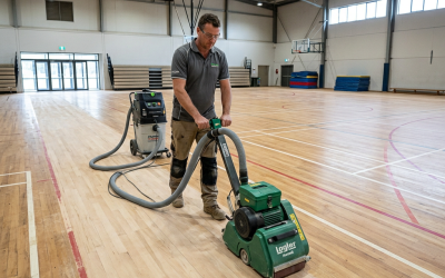 High-Performance Sports Hall Floor Sanding East Barnet: Granwood & Maple Care