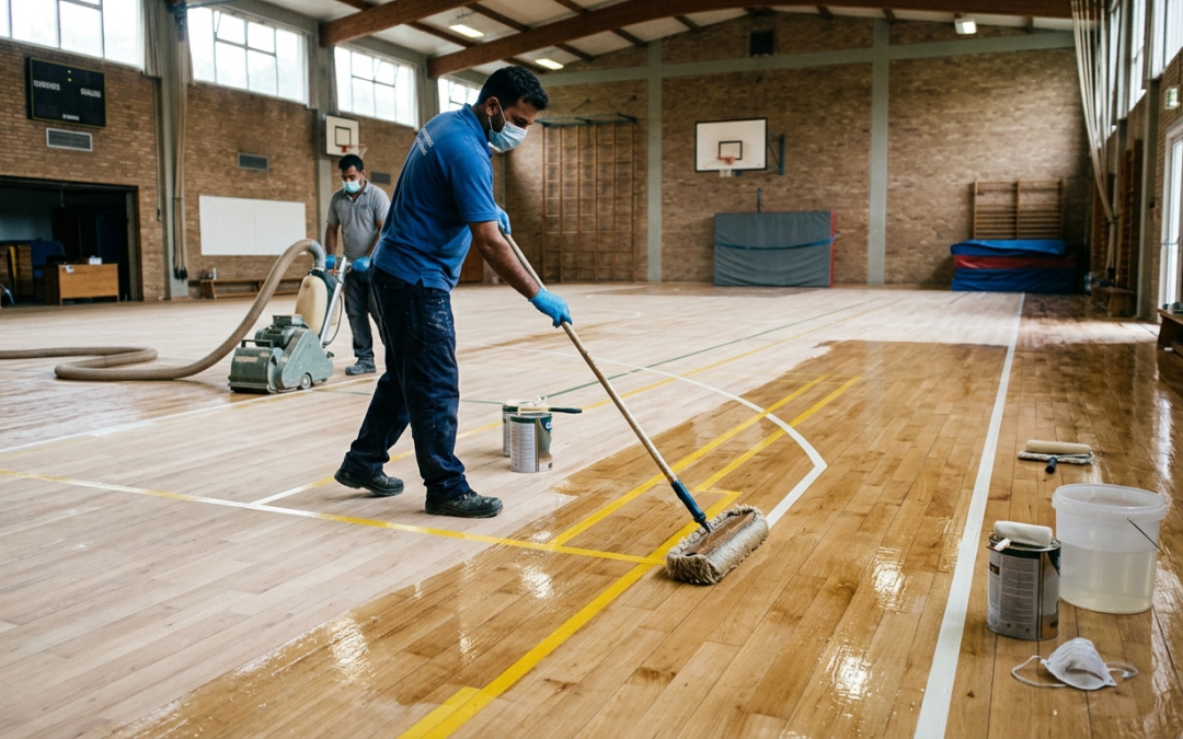 School Floor Varnishing in East Barnet EN4